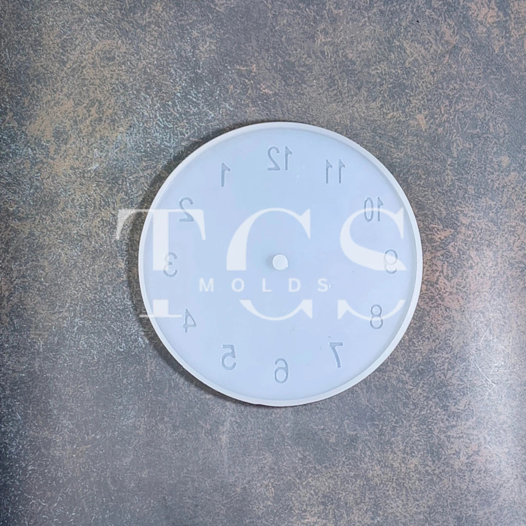 6inch numerical Clock Mold