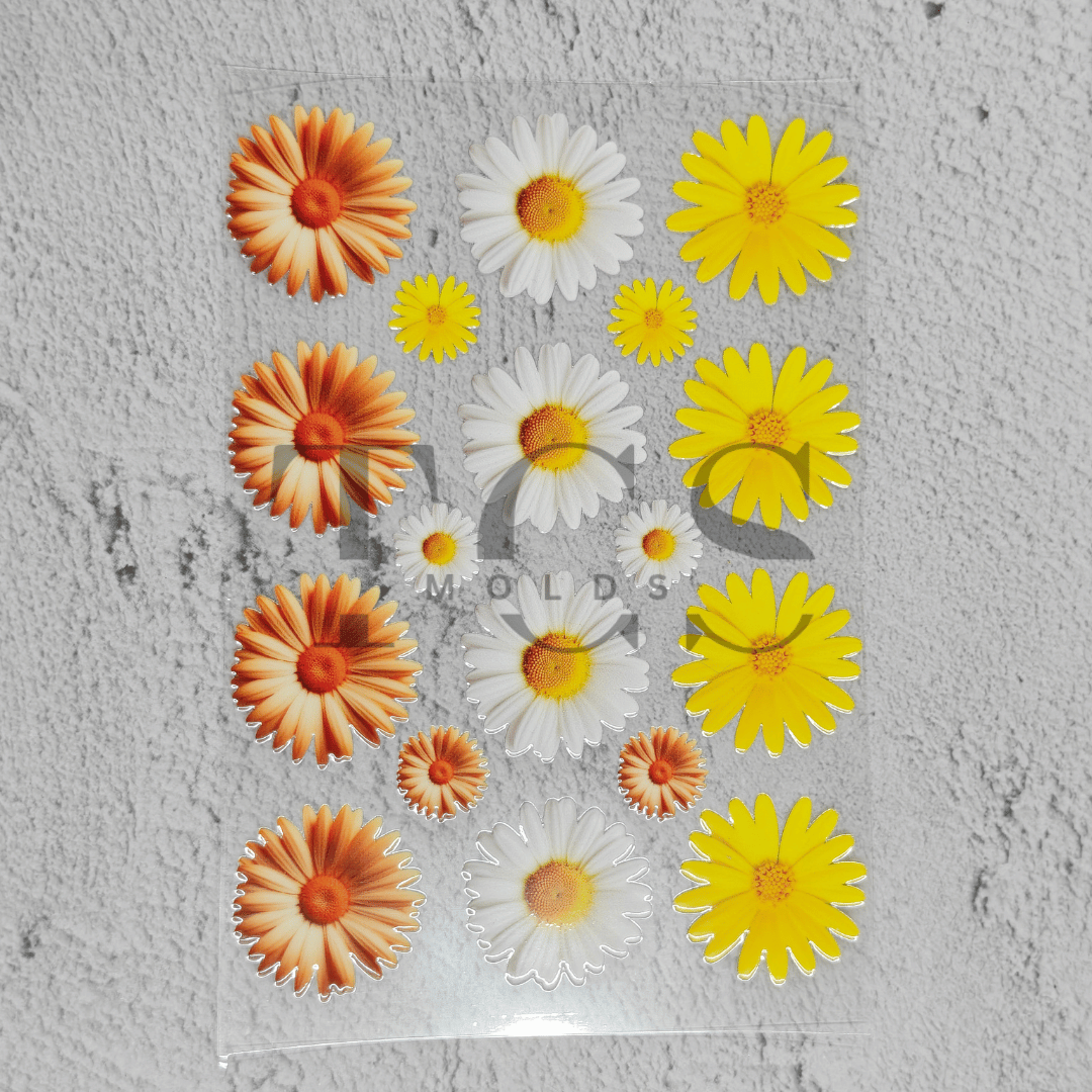 Wildflower bunch UV DTF transfer sheet