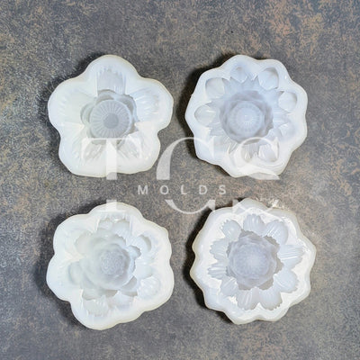 4 in 1 lotus candle mold