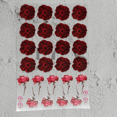 Red roses UV DTF transfer sheet