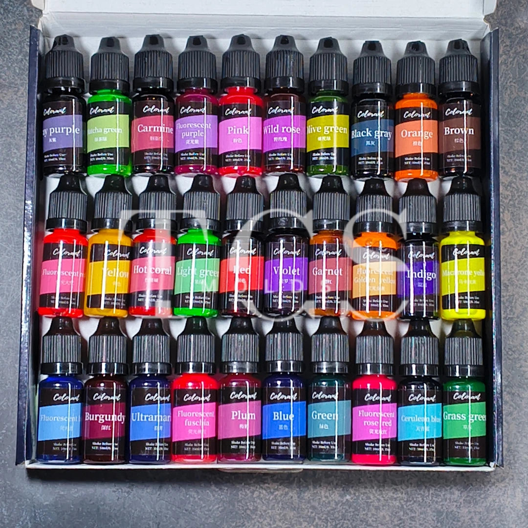 Liquid Candle colours (Set of 30) | Craft Supply India