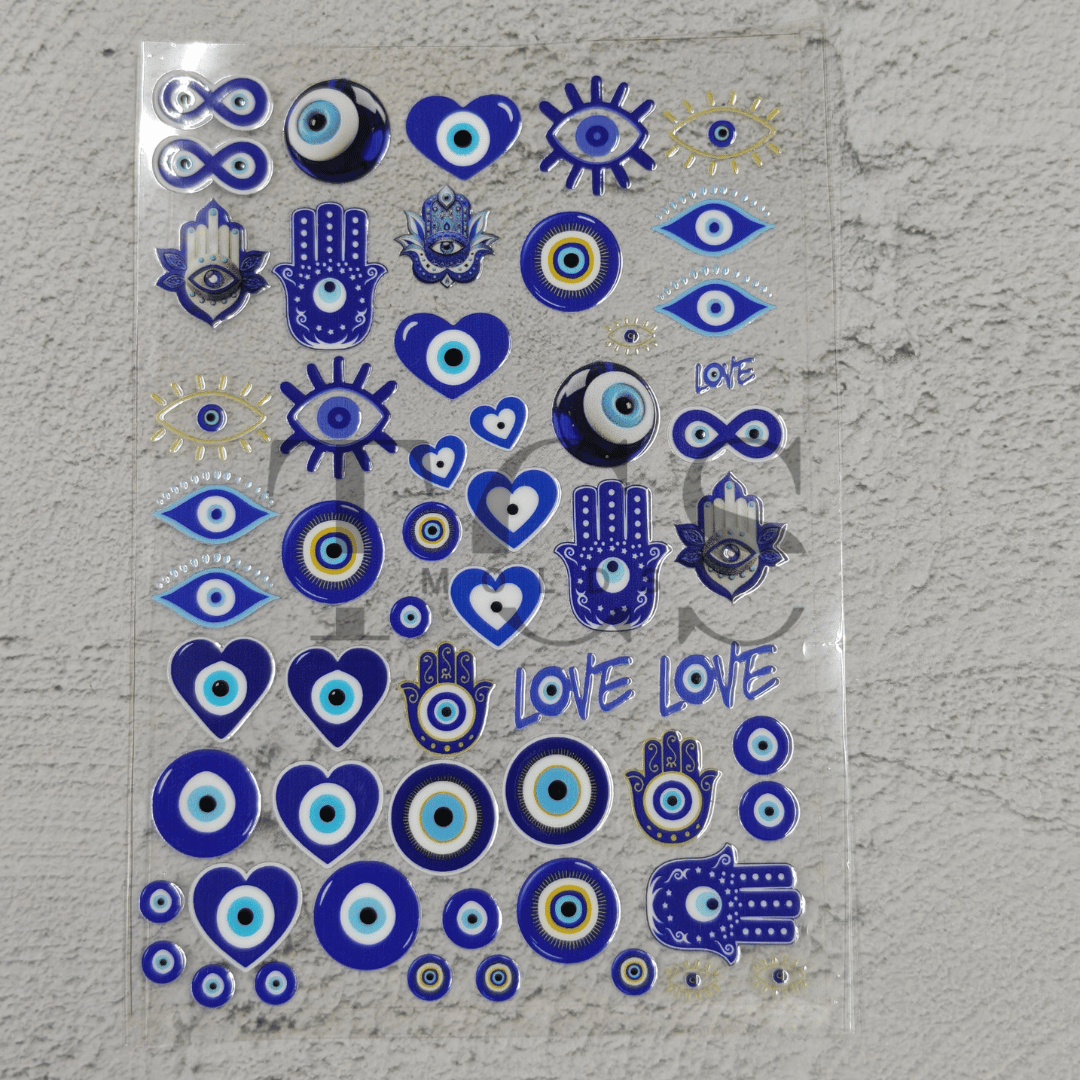 Evil eye UV DTF transfer sheet