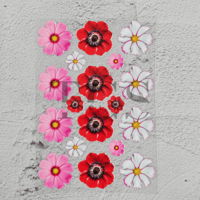 Garden bloom UV DTF transfer sheet