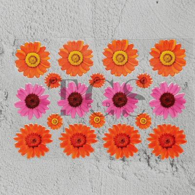 Blossom bunch UV DTF transfer sheet