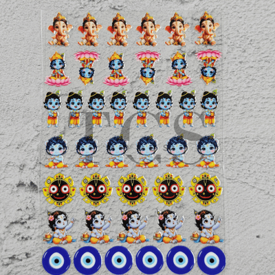 Religious sticker UV DTF transfer sheet