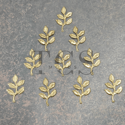 Metal leaf 3 - dry flower/decorative for resin art and craft projects