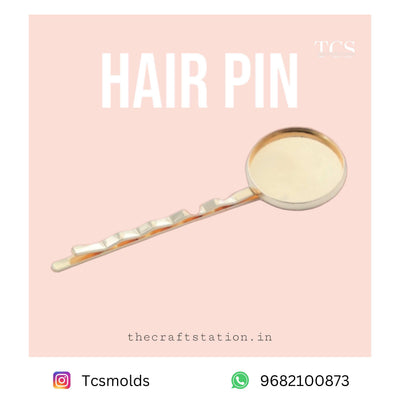 1 Bazel Hair Pin Set of 2 for Resin Art | Premium Epoxy Resin Supplier India