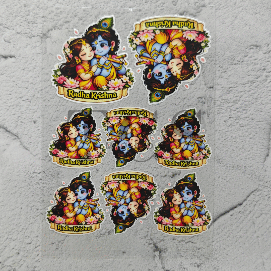 A6 Uv dtf sheet Radhakrishna D6
