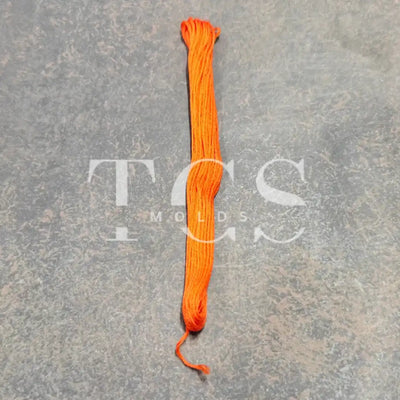 Orange cotton thread