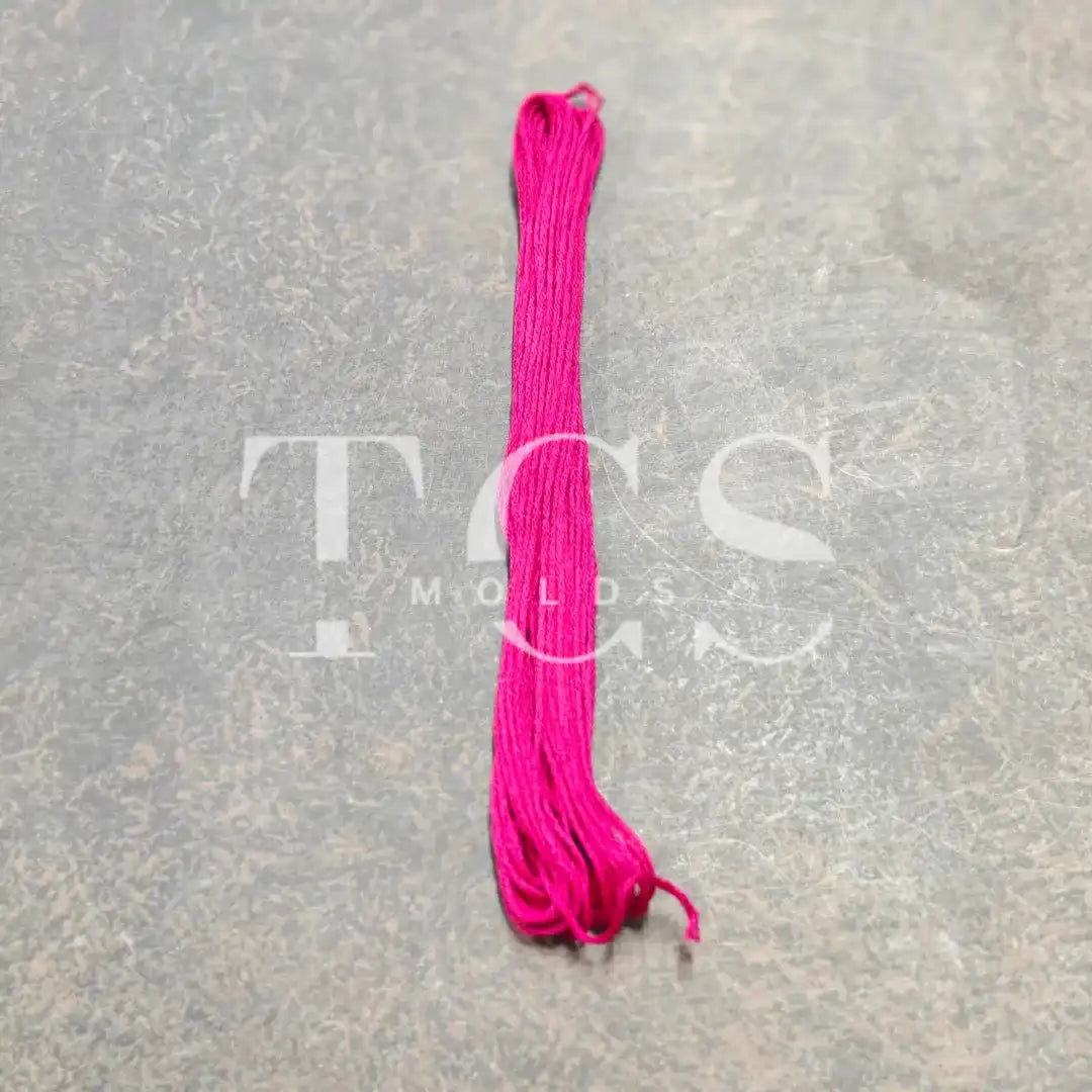 Dark pink cotton thread