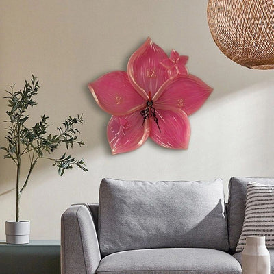 Silicone Resin 9inch Flower Clock Mold Silicone Mold for Epoxy & Resin Art
