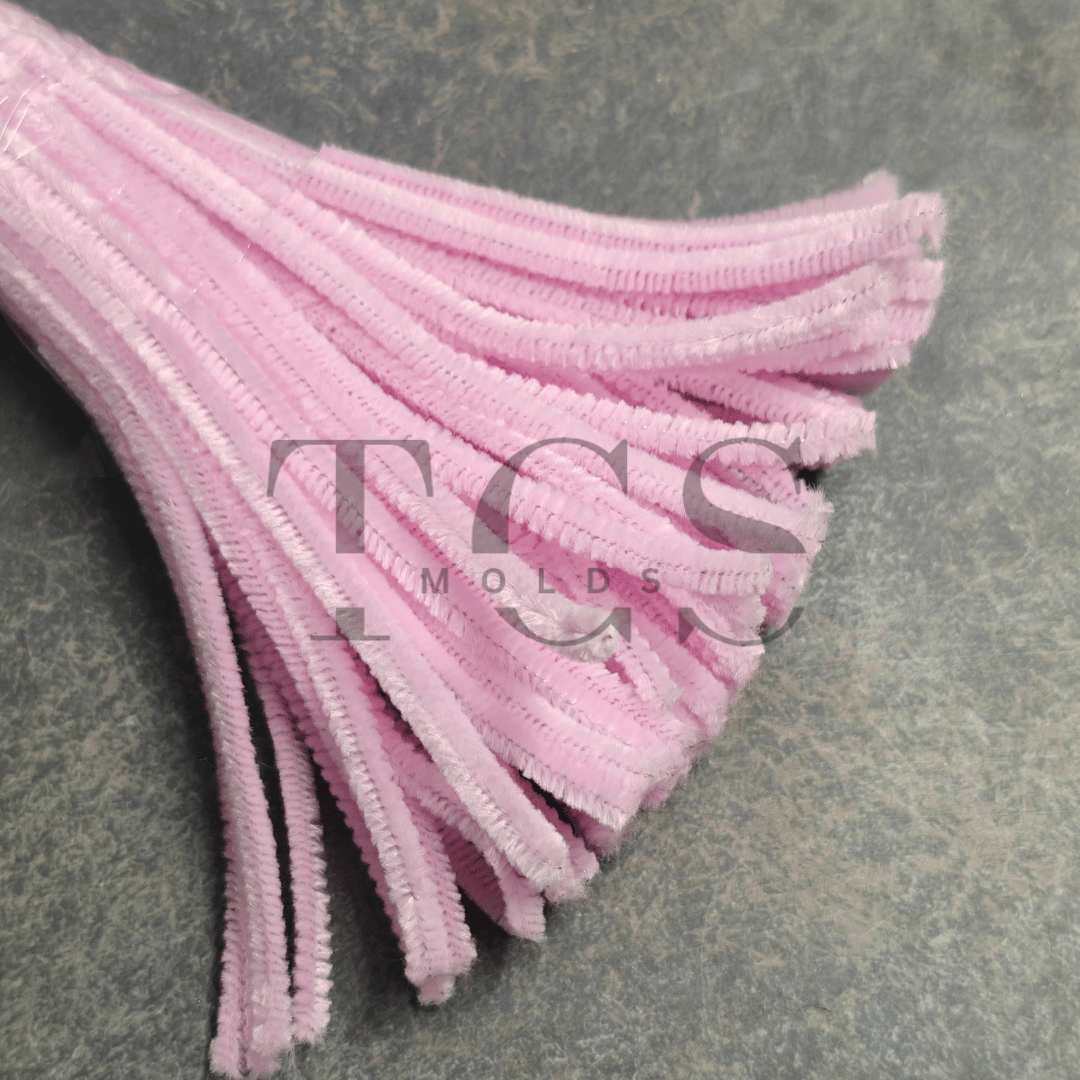 Light pink Colour Pipe Cleaner 6mm