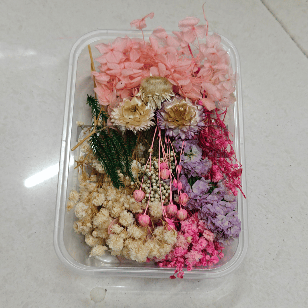 Dry flower box D8