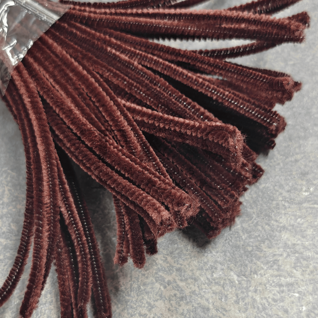 Brown Colour Pipe Cleaner 6mm