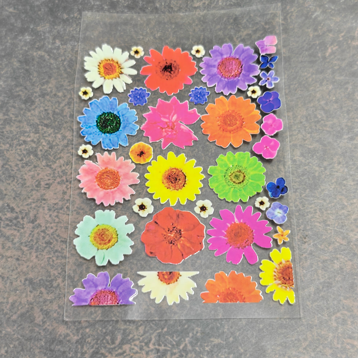A6 Uv dtf sheet mix daisy
