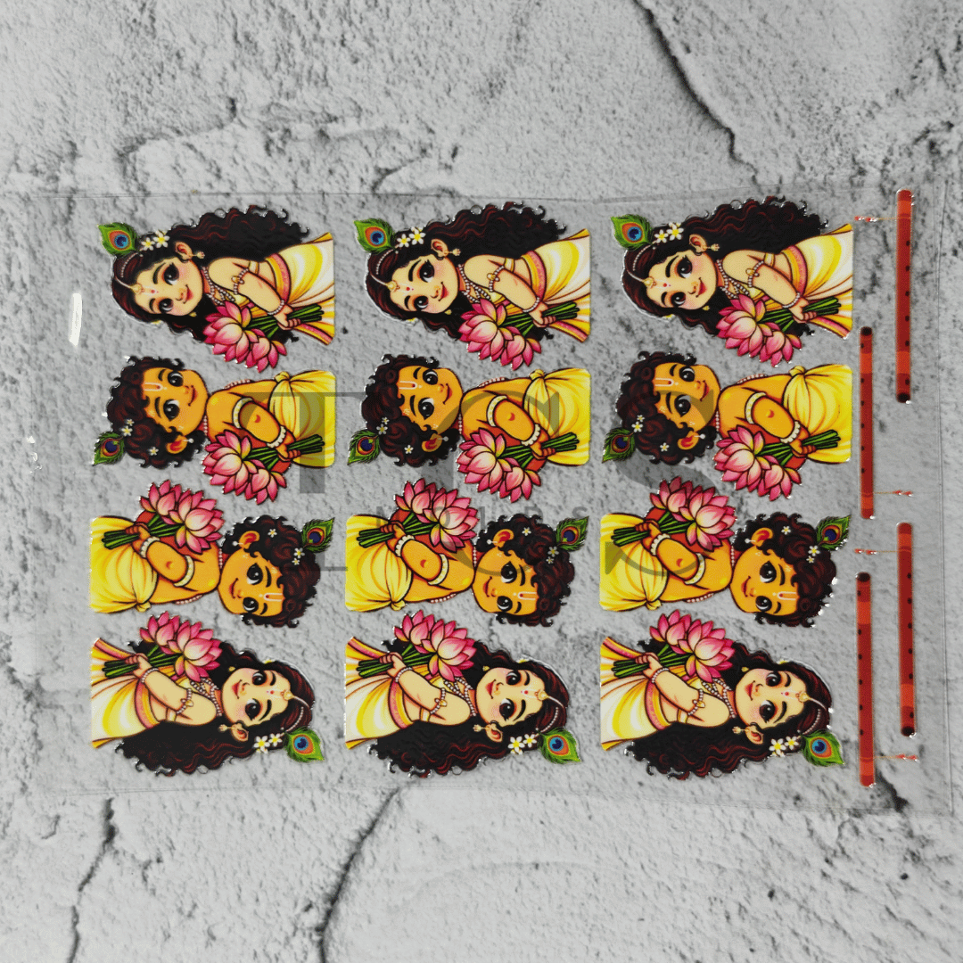 A6 Uv dtf sheet Radhakrishna D1