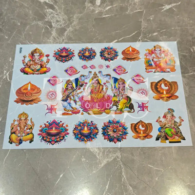 A4 diwali insert sheet - festival-themed silicone mold for resin art and craft projects