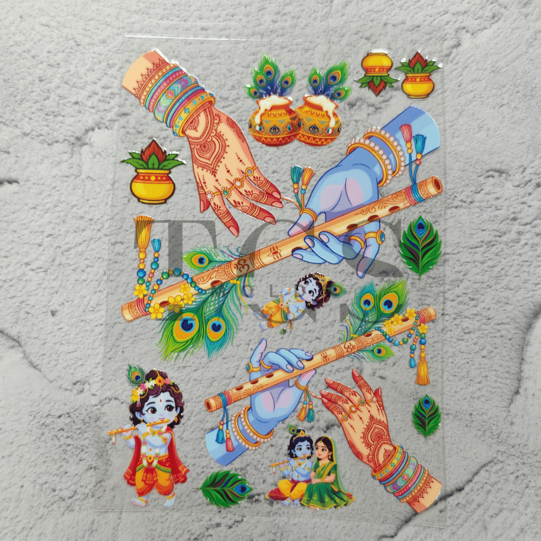 A6 Uv dtf sheet Radhakrishna D10