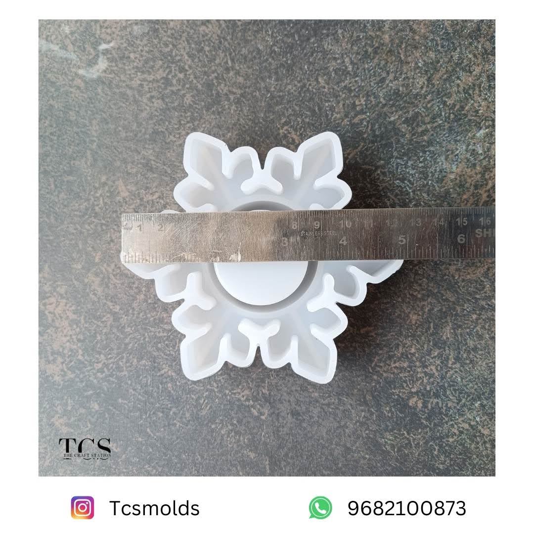 Snow Flake T Light Holder for Resin Art | Premium Epoxy Resin Supplier India