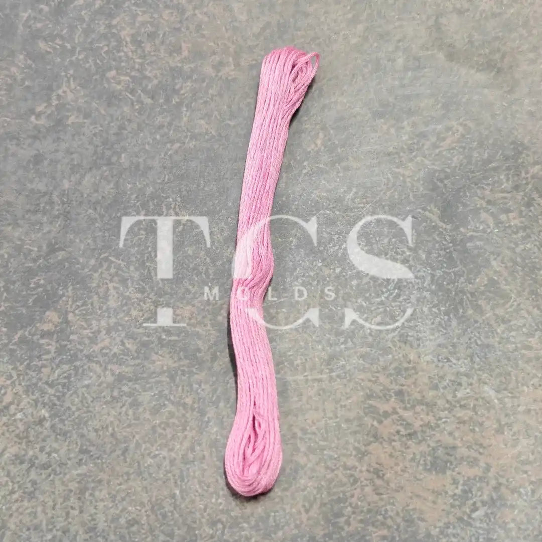 Paste pink cotton thread