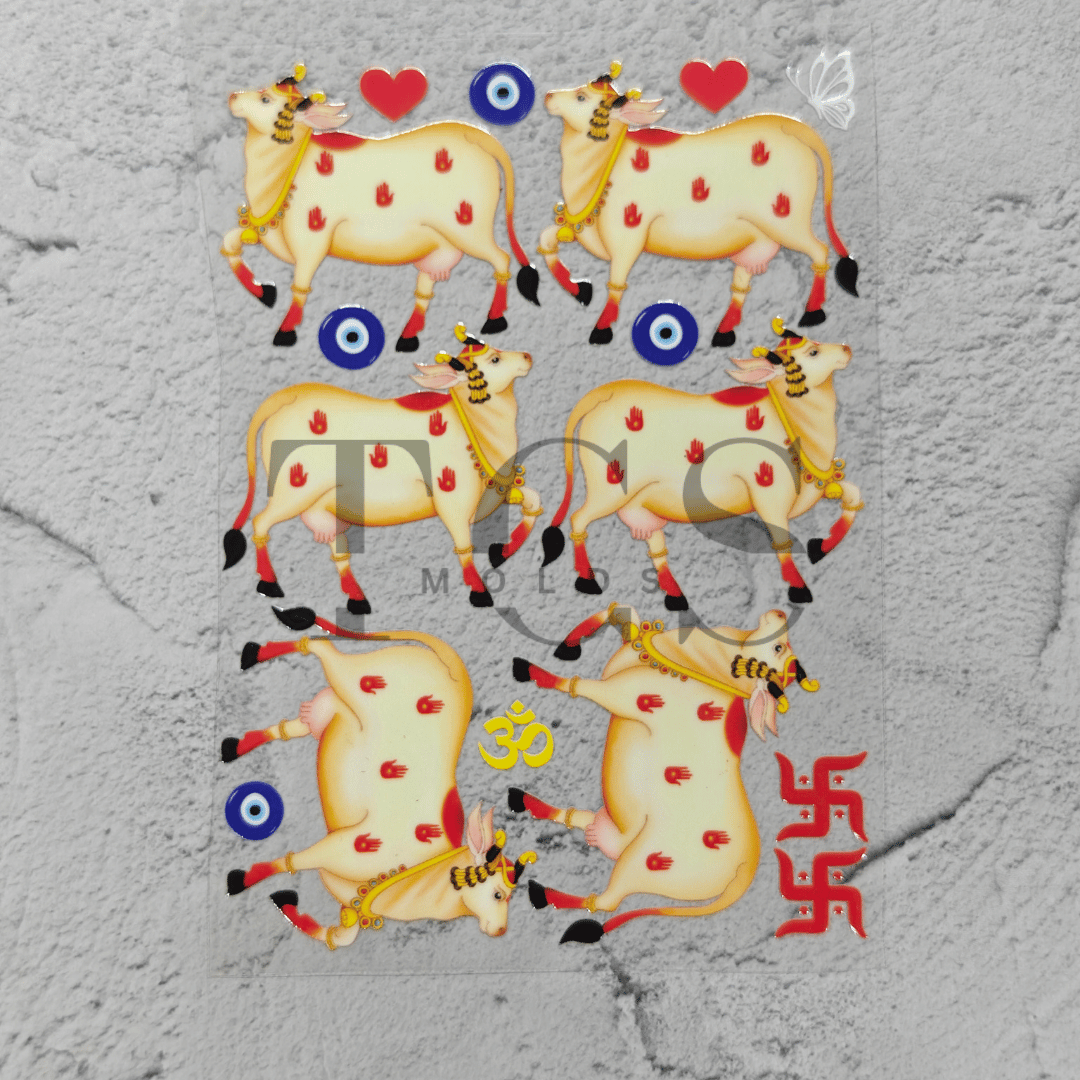 A6 Uv dtf sheet cow