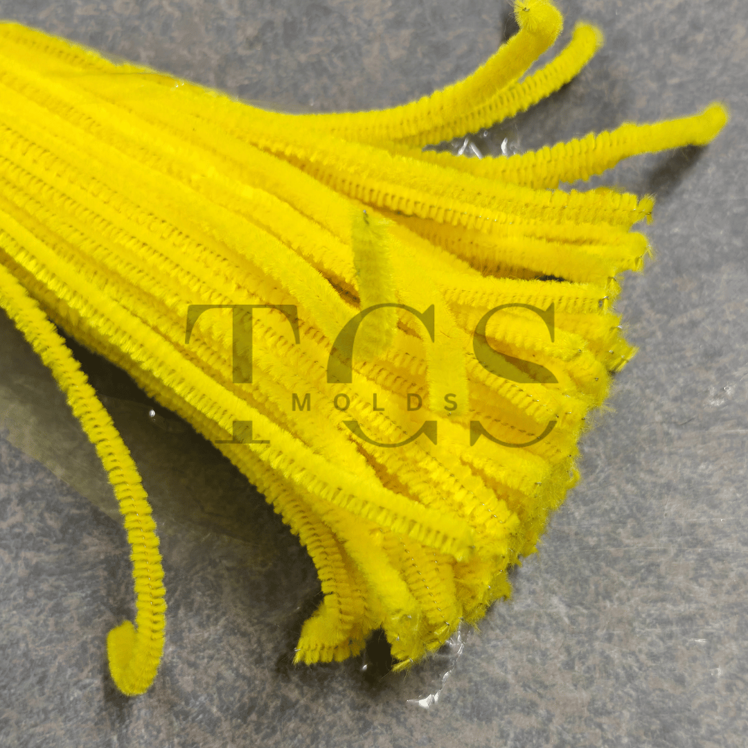 Yellow Colour Pipe Cleaner 6mm