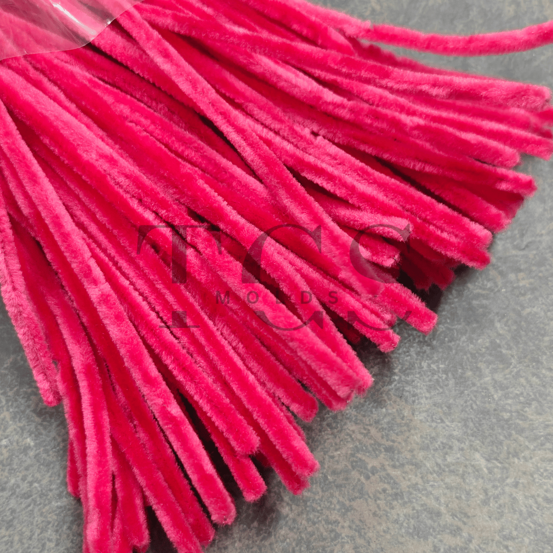 Magenta Colour Pipe Cleaner 8mm