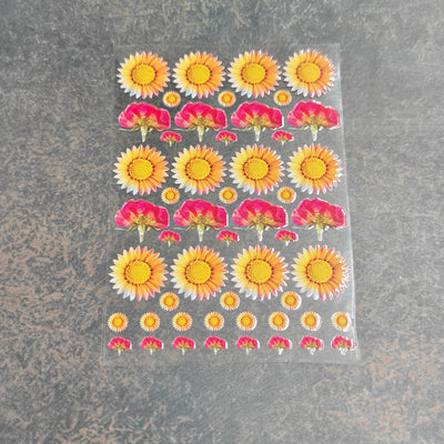 A6 Uv dtf sheet sunflower
