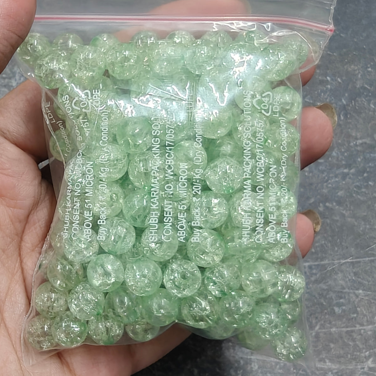 Crystal Beads green