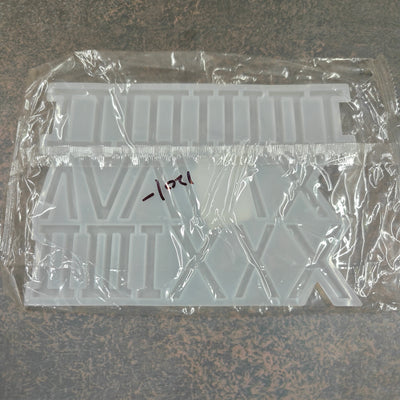 Silicone Resin Roman Number Mold Silicone Mold for Epoxy & Resin Art