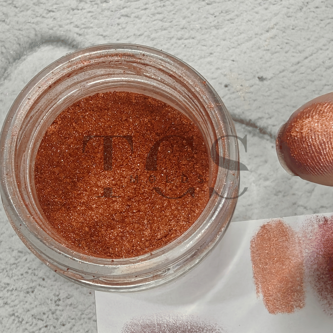 Copper pearl power pigment