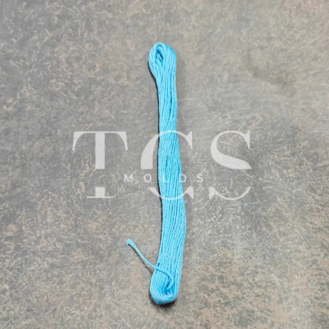 Sea blue cotton thread