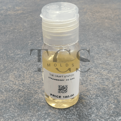 Strawberry 30ml fragrance oil - candle making material for resin art and craft projects
