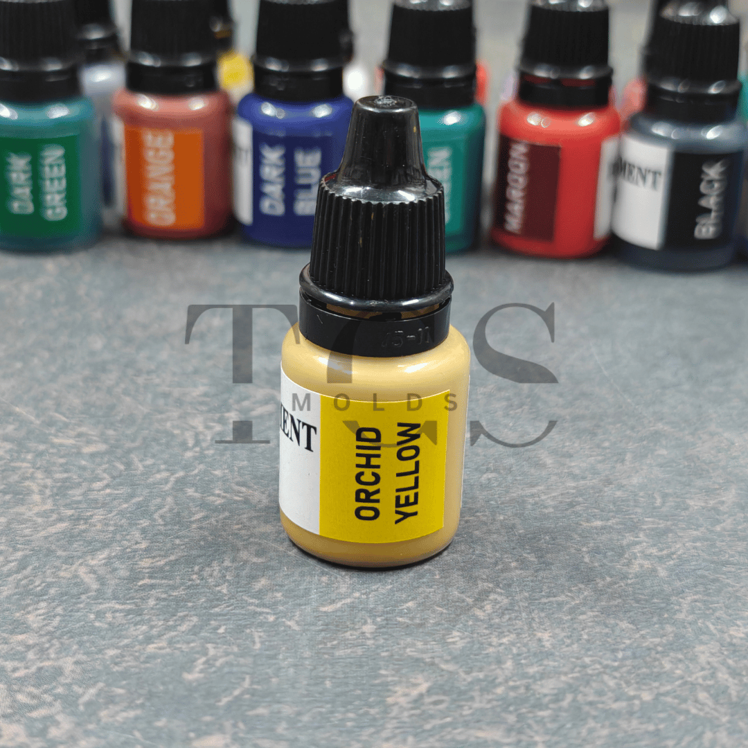 Concrete colour orchid yellow