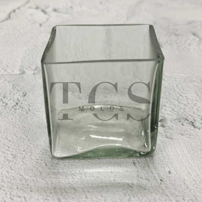 Square Jar 3 Inch – Glass Candle Jar for Soy Wax & Scented Candles India