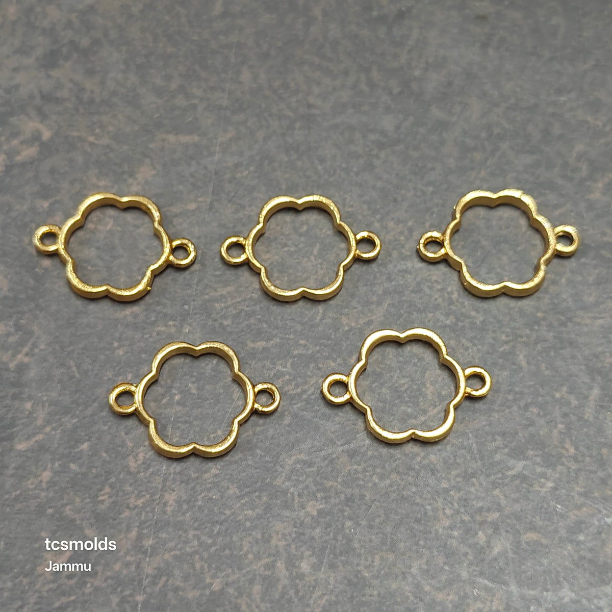 Rakhi golden Bazel pack of 5 (flower)
