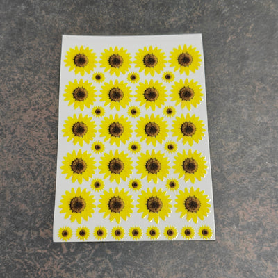 Uv dtf sheet yellow daisy