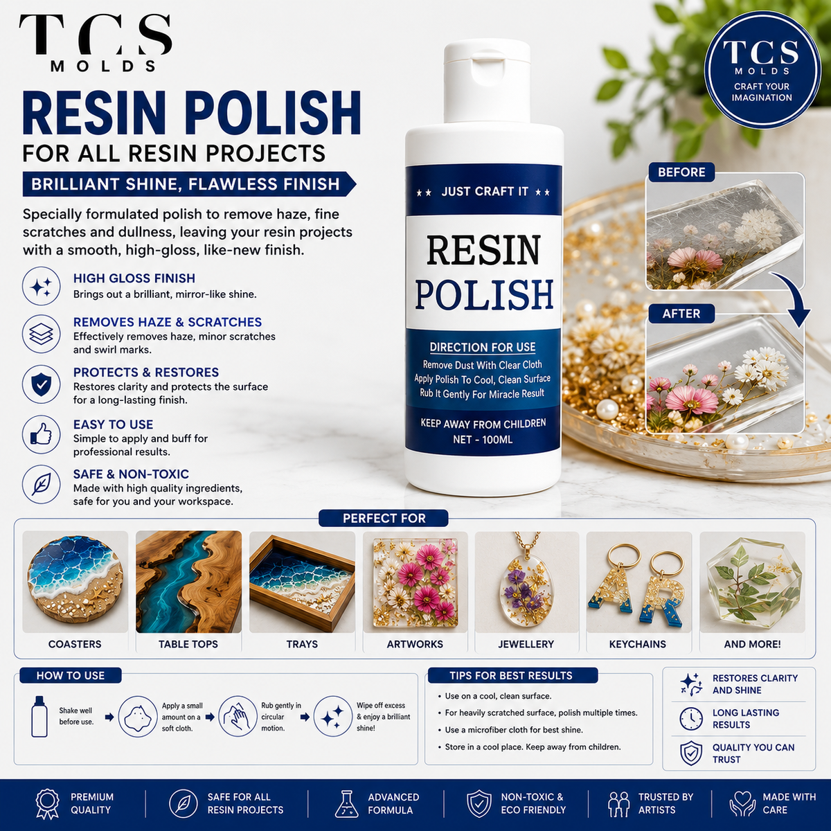 Resin Polish | Premium Epoxy Resin Supplier India