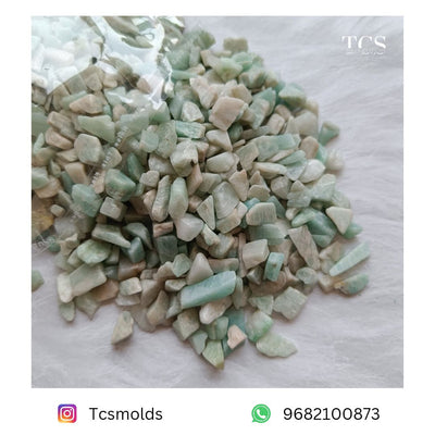 Green Aventurine 250 Grams for Resin Art | Premium Epoxy Resin Supplier India