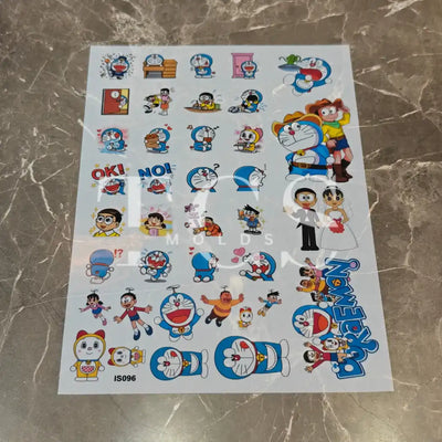 A4 doremon insert sheet - insert/sticker sheet for resin art and craft projects