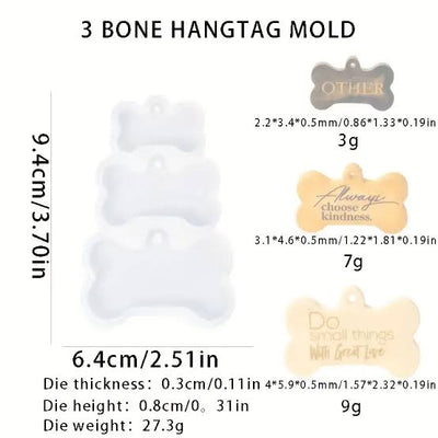 3 in 1 Pet Tag