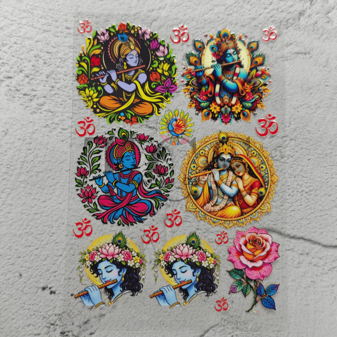 A6 Uv dtf sheet Radhakrishna D4