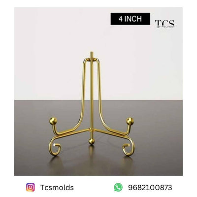 Folding Metal Stand 4inch - display frame/stand for resin art and craft projects