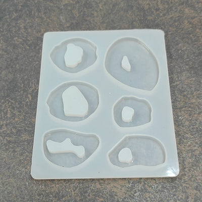 Agate Rakhi mold - silicone mold for resin art and craft projects