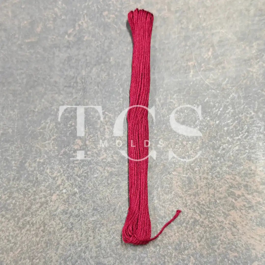 Maroon red cotton thread