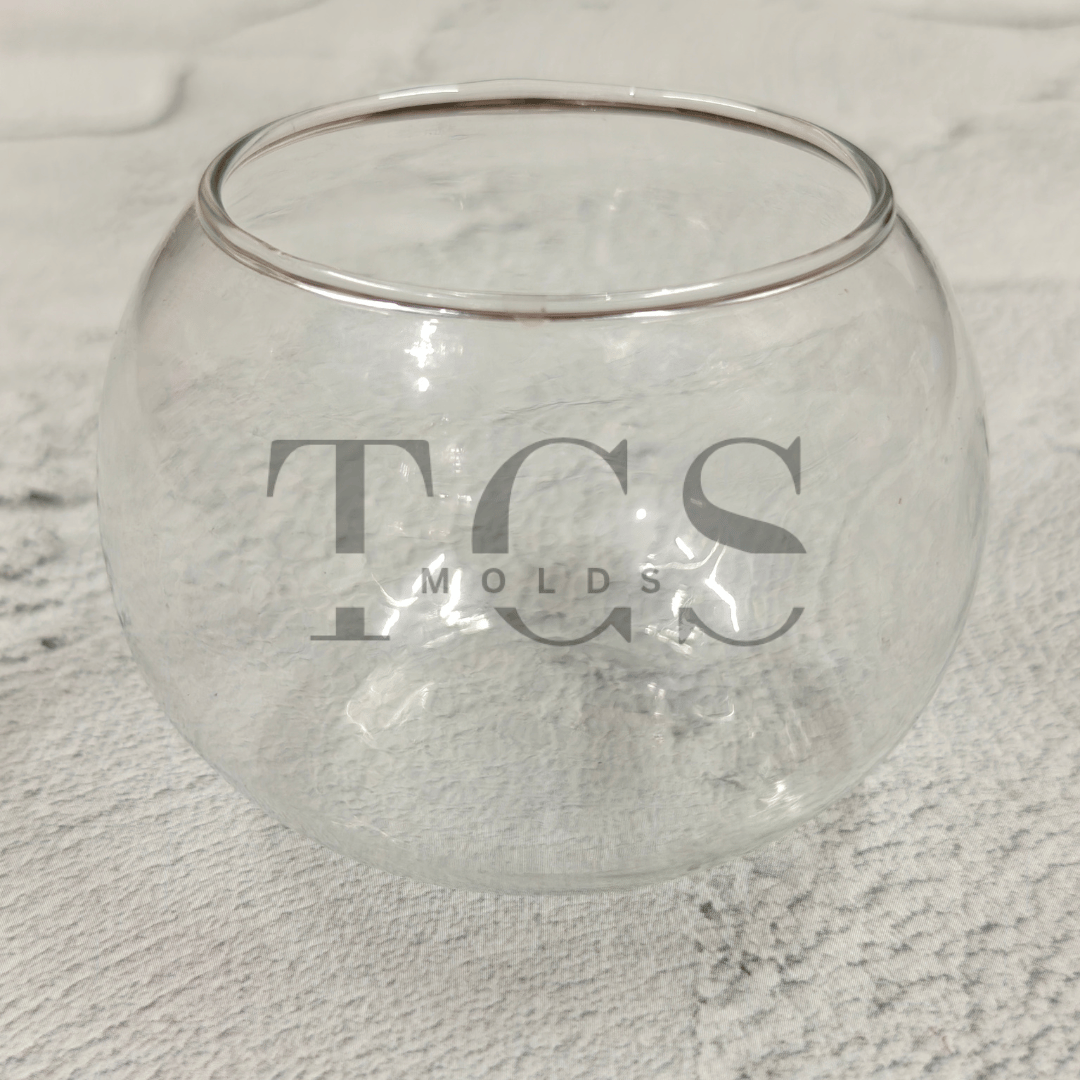 100ml Roly Poly Jar – Glass Candle Jar for Soy Wax & Scented Candles India