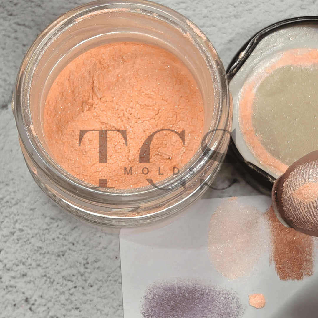 Peach pearl power pigment