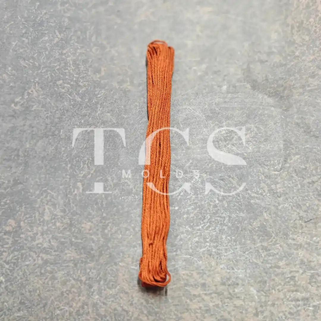 Rust cotton thread