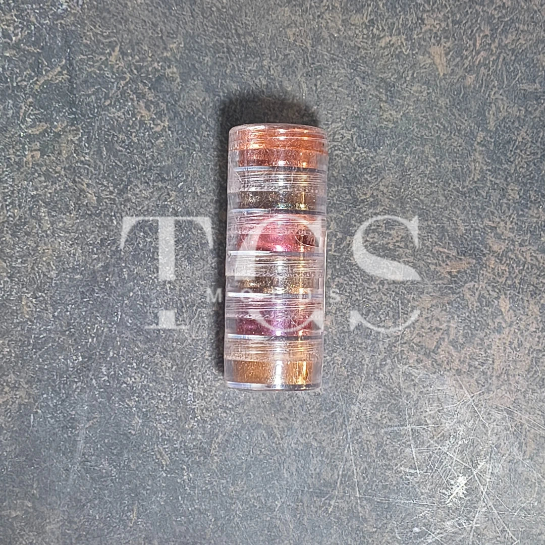 Red shades 6 in 1 mica powder