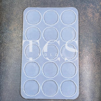 2" circle agate mold (multi cavity)